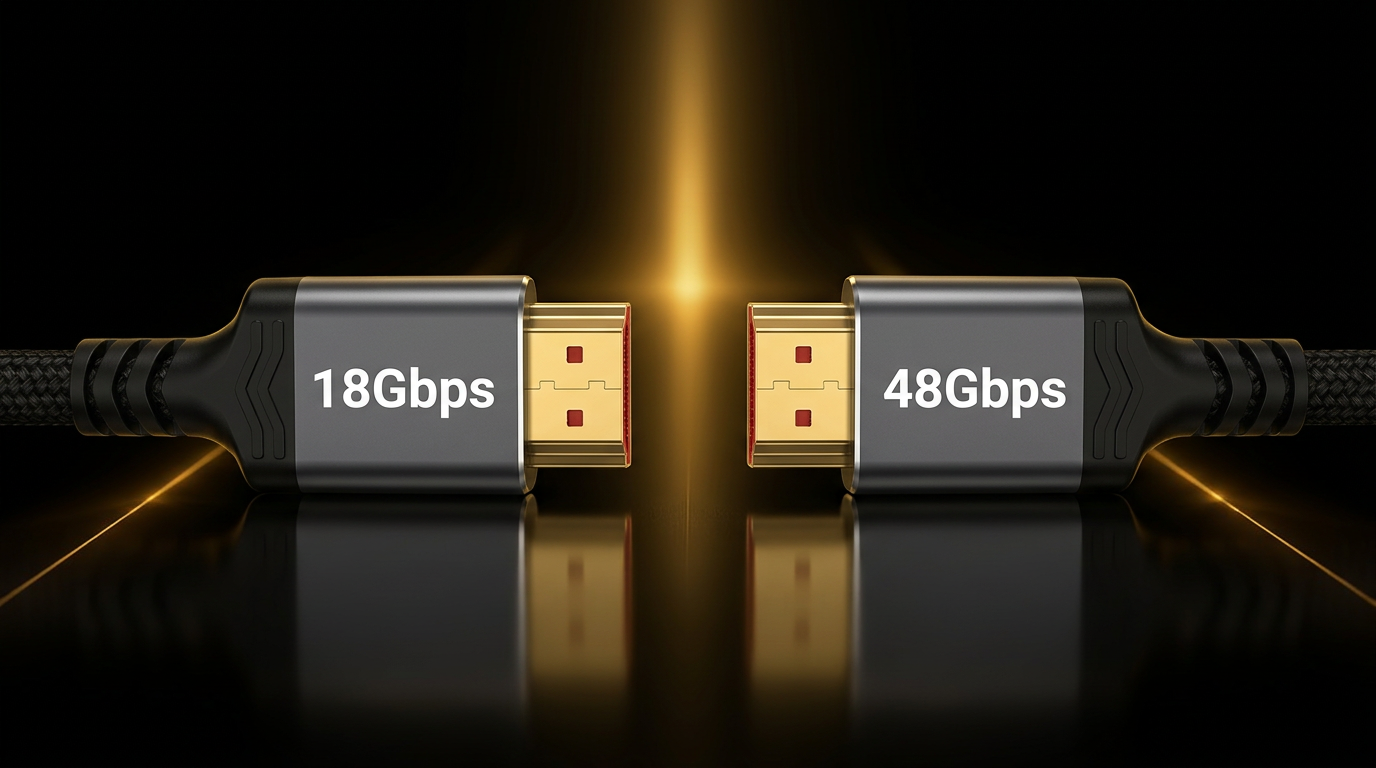 Two HDMI connectors side by side